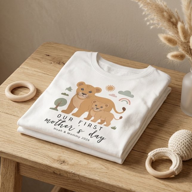 Camiseta Estilo de arte para el primer día de las madres de (Subido por el creador)
