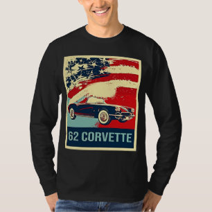 Camiseta Estilo de arte pop Corvette C1 de 1962 