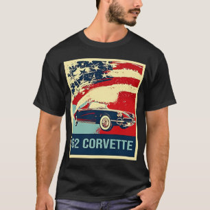 Camiseta Estilo de arte pop Corvette C1 de 1962 