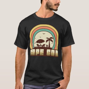Camiseta Estilo de atardecer de Cape Cod Retro
