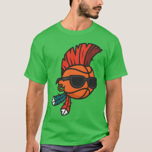 Camiseta Estilo de baloncesto de rock punk vintage