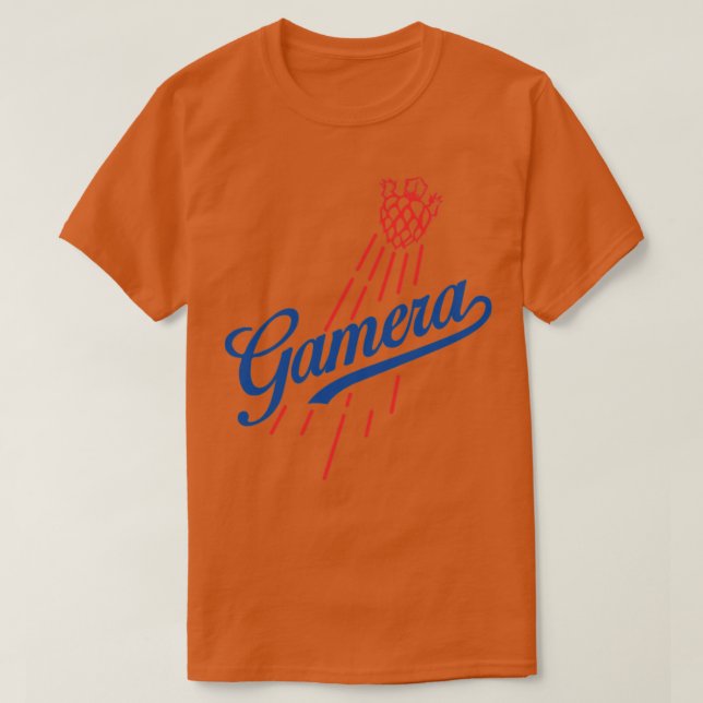 Camiseta Estilo de béisbol de GAMERA (Diseño del anverso)