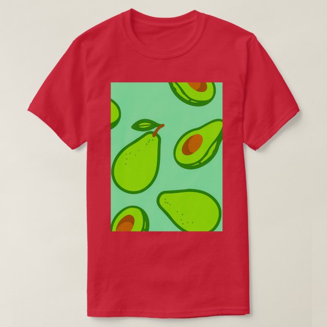 Camiseta Estilo de belleza aguacate (Diseño del anverso)