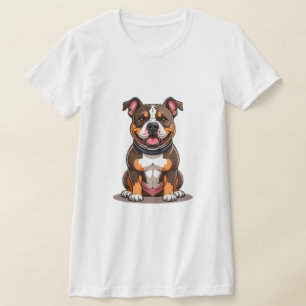 Camiseta Estilo de cachorro lindo American Bully