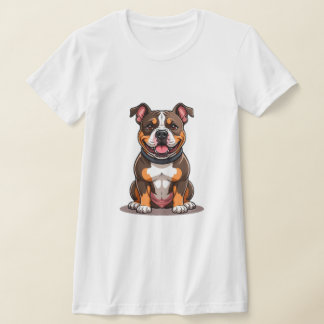Camiseta Estilo de cachorro lindo American Bully