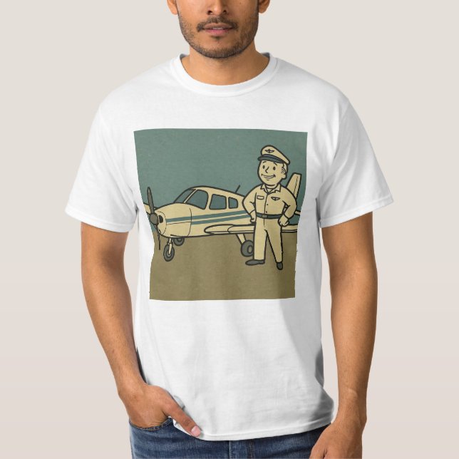 Camiseta estilo de caída del arquero del piper (Anverso)