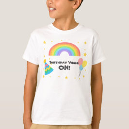 Camiseta Estilo de cañón editable - Celebración del arco ir