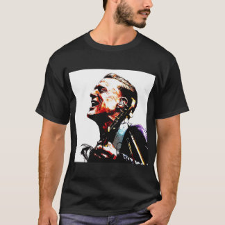 Camiseta Estilo De Cantautor Gráfico Cantante Chica Guitari