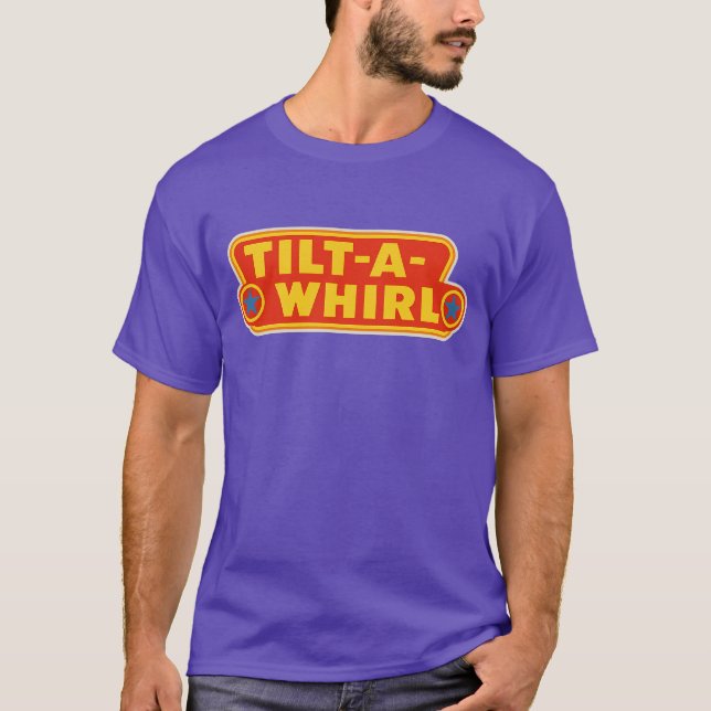 Camiseta Estilo de carnaval TILT-A-WHIRL Retro (Anverso)