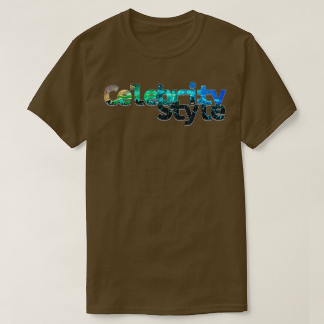 Camiseta Estilo de celebridades (Diseño del anverso)