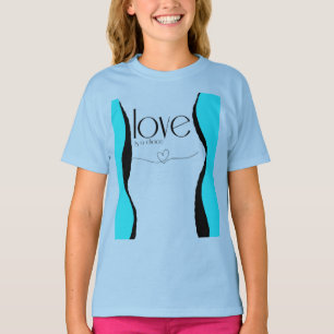 Camiseta estilo de chica adolescente