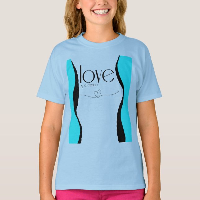Camiseta estilo de chica adolescente (Anverso)