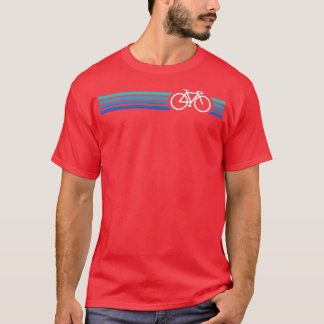 Camiseta Estilo de ciclismo retro azul