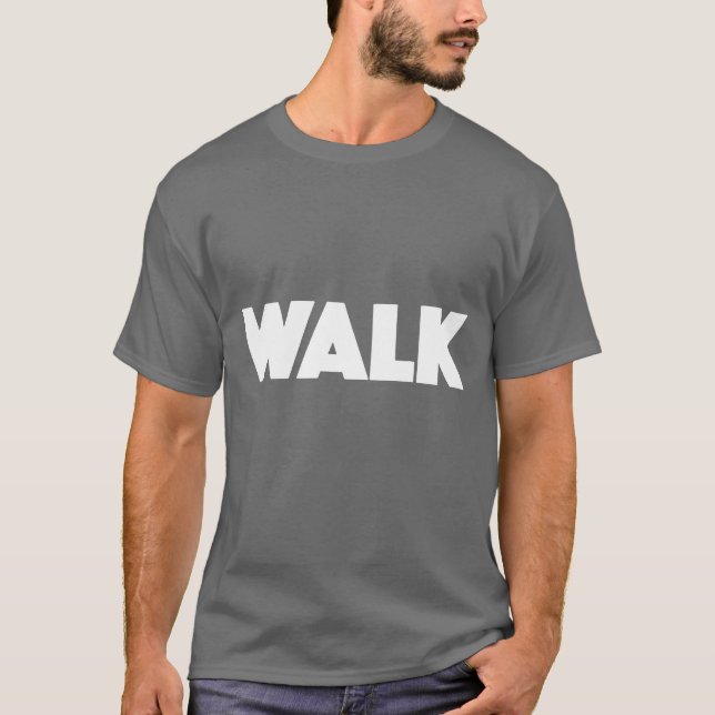 Camiseta Estilo de cita de caminata chico (Anverso)