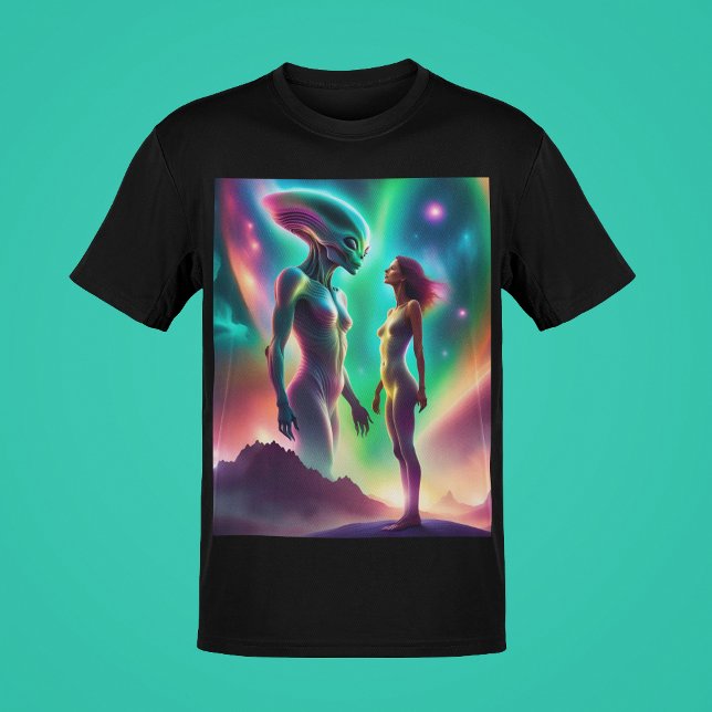 Camiseta Estilo de colección de arte extraterrestre colorid (Subido por el creador)