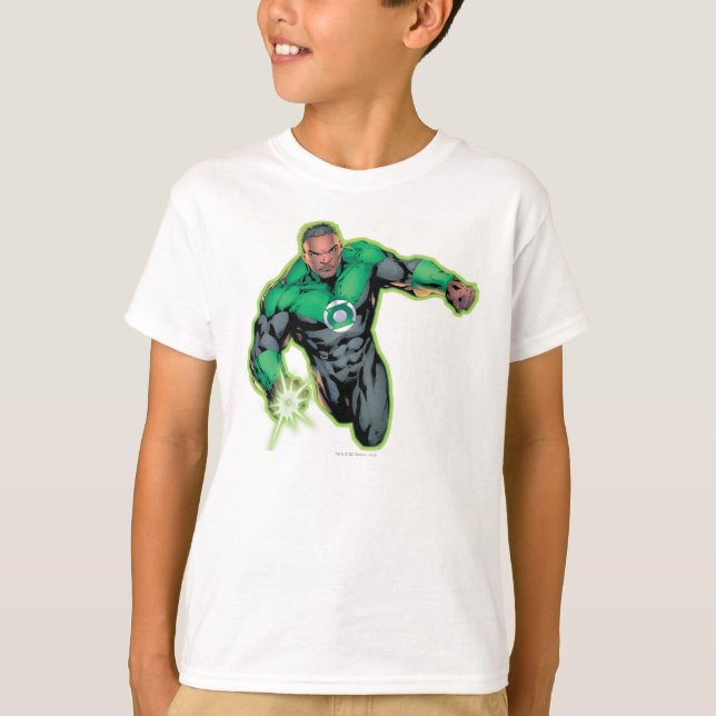 Camiseta Estilo de cómic - Linterna verde (Anverso)