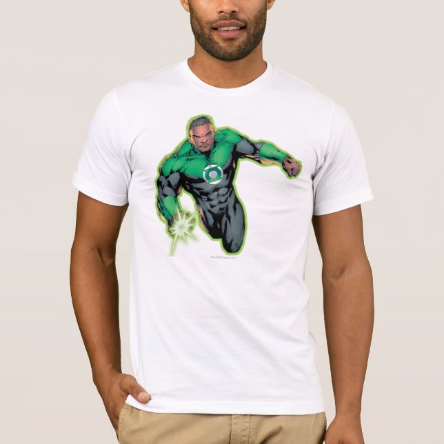Camiseta Estilo de cómic - Linterna verde (Anverso)