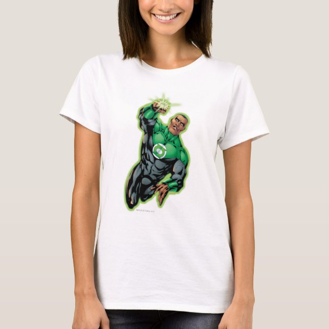 Camiseta Estilo de cómic - Volando hacia arriba (Anverso)