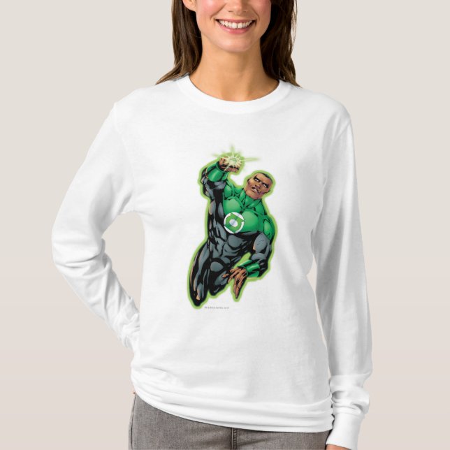 Camiseta Estilo de cómic - Volando hacia arriba (Anverso)