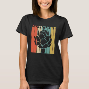 Camiseta Estilo de cosecha Cute Artichoke Vegetable