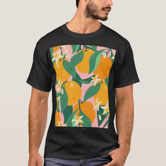 Camiseta Estilo de cosecha de cítricos (Anverso)