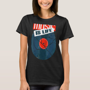 Camiseta Estilo de cosecha de la vieja escuela Musicdj Boom