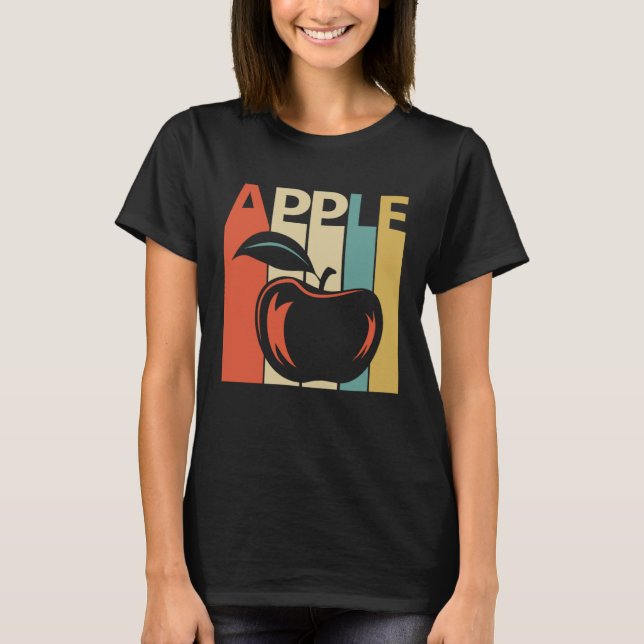 Camiseta Estilo de cosecha de manzana (Anverso)