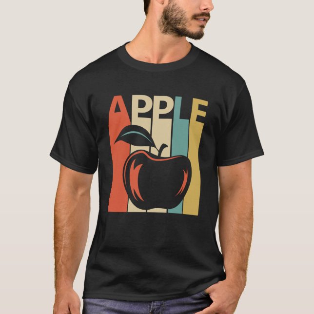 Camiseta Estilo de cosecha de manzana (Anverso)