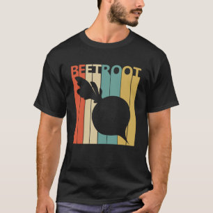 Camiseta Estilo de cosecha de remolacha cuta Vegetable