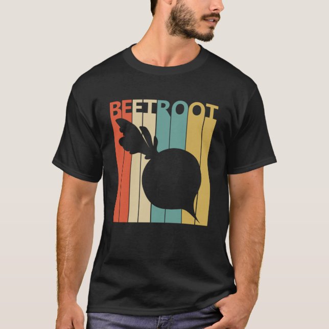 Camiseta Estilo de cosecha de remolacha cuta Vegetable (Anverso)