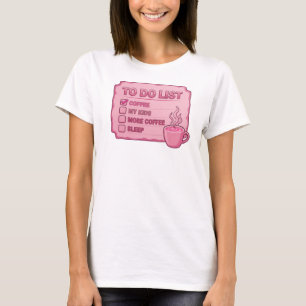 Camiseta Estilo de Declaración de COFFEE PRIMERO SALVAR MUN