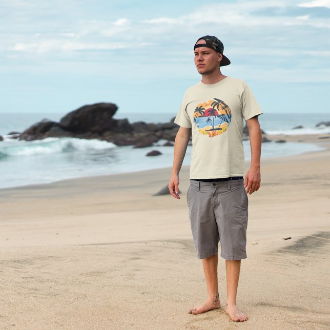 Camiseta Estilo de diseño retro de verano (Subido por el creador)