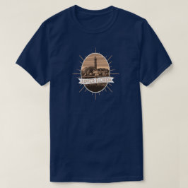 Camiseta Estilo de época de Júpiter Florida con faro