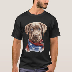 Camiseta Estilo de época del Ilustracion del perro