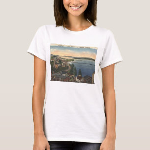 Camiseta Estilo de época del Newport VT Lake Memphremagog d