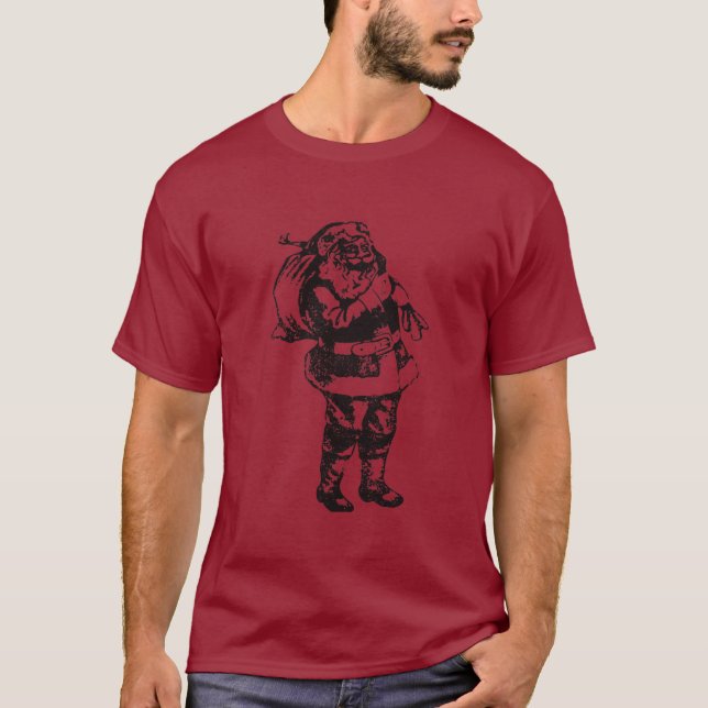 Camiseta Estilo de época Santa (Anverso)