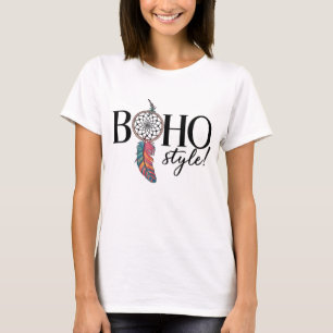 Camiseta Estilo de espíritu libre Boho Dreamcatcher