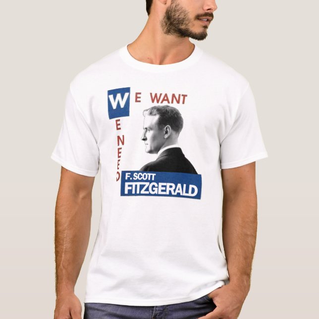 Camiseta Estilo de F. Scott Fitzgerald JFK (Anverso)