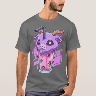 Camiseta Estilo de Gótico Boba Tea Pastel - Kawaii Bubble T