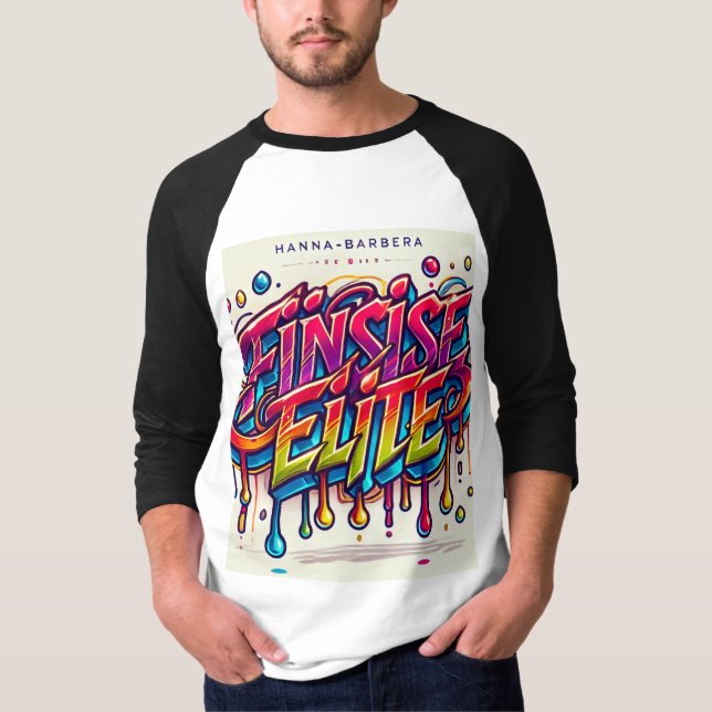 Camiseta Estilo de graffiti (Anverso)