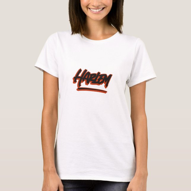 Camiseta Estilo de graffiti de Harlem (Anverso)