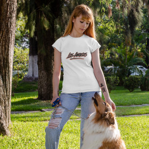 Camiseta Estilo de graffiti de Los Ángeles