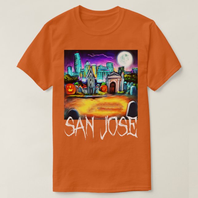 Camiseta Estilo de Halloween de San José (Diseño del anverso)
