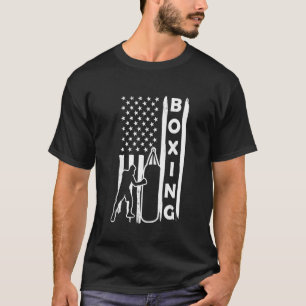 Camiseta Estilo de la angustia de la bandera estadounidense