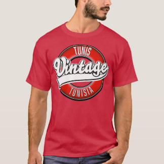 Camiseta Estilo de la cosecha tunecina