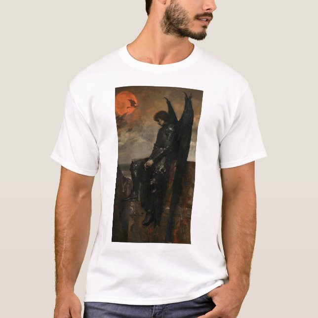 Camiseta Estilo de la cubierta del libro de fantasía oscura (Anverso)