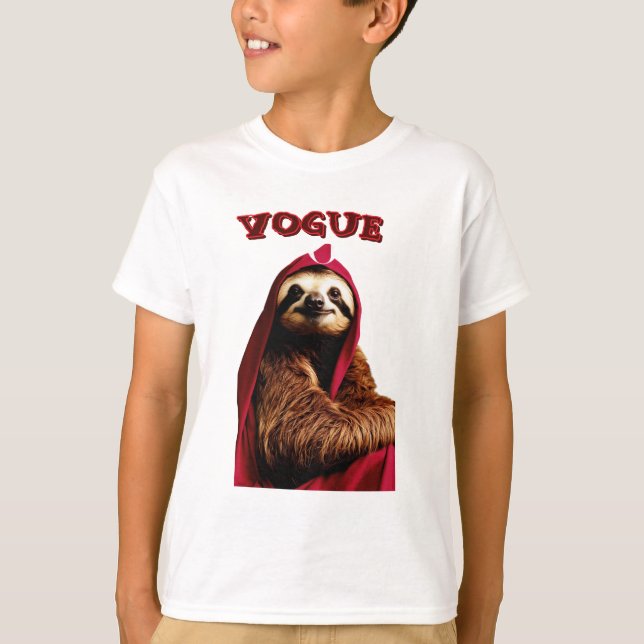 Camiseta Estilo de la franja de moda - Diseño divertido y q (Anverso)