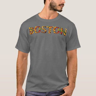 Camiseta Estilo de la fruta de la ciudad de Boston
