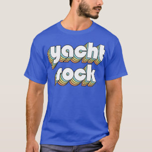 Camiseta Estilo de la tipografía arcoiris retro de yacimien