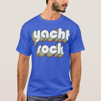 Camiseta Estilo de la tipografía arcoiris retro de yacimien